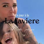 Kelly Helard Instagram – En mode château de princesse 👑 
J’ai trouvé la solution je lui enterre ses pieds hihi 🤪 
Ça change