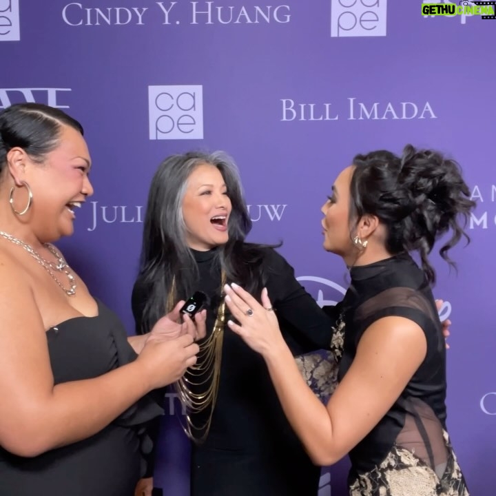 Kelly Hu Instagram - Because when @kellyhu herself says this is too good not to repost!!…We had to make an entire collaboration with my fellow actresses! 💜 🥹 Trigger Warning for Red Carpet Wholesomeness!!! #FindingOhana Co-Stars @lindsayyywatson and @kellyhu reunite on the red carpet at the #RadianceGala! Be sure to check out their latest projects: Lindsay Watson in @windandreckoning and Kelly Hu in @bmfstarz 💫 #Actressing #PasifikaHollywood #CapeRadiance #KellyHu #LindsayWatson
