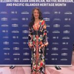 Kelly Hu Instagram - 1) Honored to be chosen to do a panel representing Asian American Native Hawaiian and Pacific Islanders in Entertainment this week in DC. 2) So proud of neice, Nikki who is beautifully representing Hawaii in her orange vintage mu’u 3) American Idol winner, Iam Tongi from Hawaii 4) The beautiful Tamlyn Tomita
