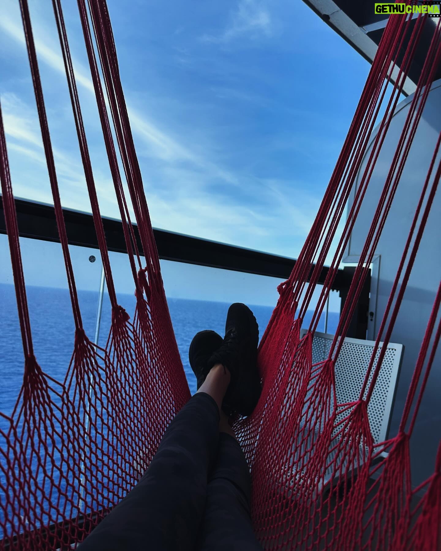 Kelly Hu Instagram - After a heavy night of tequila and cards last night. Thank you @WPTvoyage @wptglobal @virginvoyages