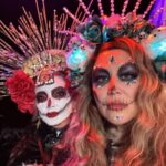 Kelly Hu Instagram - Dia De Los Muertos Makeup by @ellegluck
