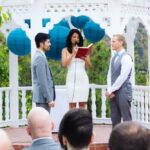 Kelly Hu Instagram - Seven years ago I had the honor of joining these two beautiful souls, @gerrardpanahon and @jasonlayden, in marriage. I’ve had the opportunity to do so many awesome things in my life and officiating this wedding is one of the highlights. I even got to wear the white dress 🤍 Happy anniversary, Beauties! Love you both so much. #HappyPride #pride #love #loveislove #truelove #pridemonth #pride🌈 💜💙💚💛🧡❤️💖🤍