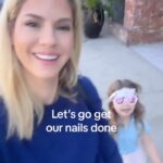 Kelly Kruger Instagram - You have to see my husbands reaction at the end 🤣 I love these baby blue chrome nails. Comment “links” to get the link to the gloves, polish and chrome sent to your DM 🩵 The gloves protect your hands from dryness, aging and who knows what those lights really do…. What’s your usual go to nail color? #nails #nailinspo #bluechromenails #babyblue #selfcare