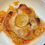 Kelly Kruger Instagram – Here ⬇️

Lemon Garlic Butter Chicken 🍋 Such an easy dish to whip up. I served this over the orzo recipe I shared last week and it was amazing. 

I know a lot of you are looking for easy meal ideas. Let me know in the comments what kind of foods you want and what beauty videos! 

6-8 bone-in, skin-on  or boneless skinless chicken thighs
– 4-5 cloves of garlic, minced
– 1 tablespoon garlic powder
– 1 tablespoon onion powder
– 1 teaspoon salt
– 1 teaspoon black pepper
– 1/4 cup olive oil
– Juice of 2 lemons
– Zest of 1 lemon
– 1/4 cup unsalted butter, cut into pieces
– 1 lemon, thinly sliced
– Fresh parsley, chopped (for garnish, optional)

Instructions:
1. Preheat your oven to 375°F (190°C).

2. In a small bowl, prepare the marinade by combining the minced garlic, garlic powder, onion powder, salt, pepper, olive oil, lemon juice, and lemon zest. Mix well.

3. Place the chicken thighs in a large bowl or a resealable plastic bag. Pour the marinade over the chicken, making sure each piece is well coated. Massage the marinade into the chicken, then cover and refrigerate for at least 30 minutes, or ideally up to 4 hours to allow the flavors to meld.

4. Once the chicken has marinated, transfer the chicken and the marinade to a baking dish. Arrange the chicken thighs in a single layer, then pour any remaining marinade over the top. Place lemon slices on and around the chicken, and distribute the pieces of butter evenly over the top of the chicken.

5. Cover the baking dish with aluminum foil and bake in the preheated oven for 30 minutes.

6. After 30 minutes, remove the foil and continue to bake for an additional 20-25 minutes, or until the chicken is golden brown and the internal temperature reaches 165°F (74°C) when tested with a meat thermometer.

7. Once the chicken is cooked through, remove the baking dish from the oven. Allow the chicken to rest for a few minutes. Sprinkle with chopped parsley for garnish, if desired.

#easymeals #chicken #mealideas #protein #recipeoftheday #dinner #dinnerideas