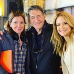 Kelly Preston Instagram - With our wonderful Director of Photography, Mike Eley, and our Director, Jules Williamson on #OffTheRailsFilm
