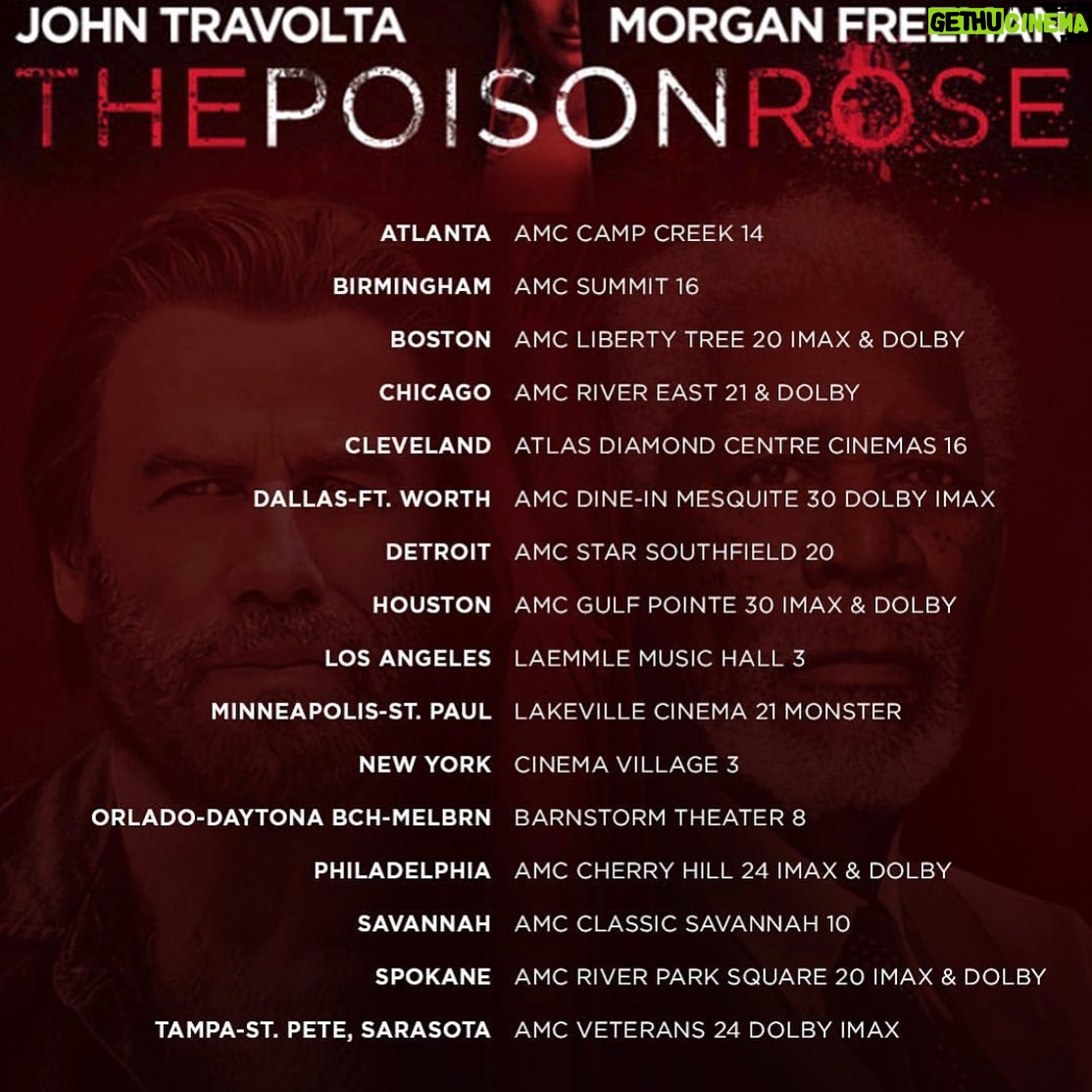 Kelly Preston Instagram - So excited for @johntravolta and @ella.travolta and the release of their movie #thepoisonrose out today in select theaters and on demand!! ♥️🥀
