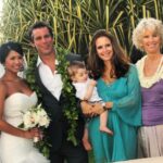 Kelly Preston Instagram - Happy belated #nationalsiblingday @Chrispalzis You’re wonderful, little brother 💕 ... here with Mom @kamalalehua and your beautiful bride @nurse_marian 🌸