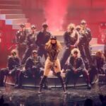 Kelly Sweeney Instagram – one more @jlo x @applemusic post ✨
special thank you again to the amazing team
@nappytabs @alishatallarico and choreographers @sienna.lalau @luudaddy @yosheryl