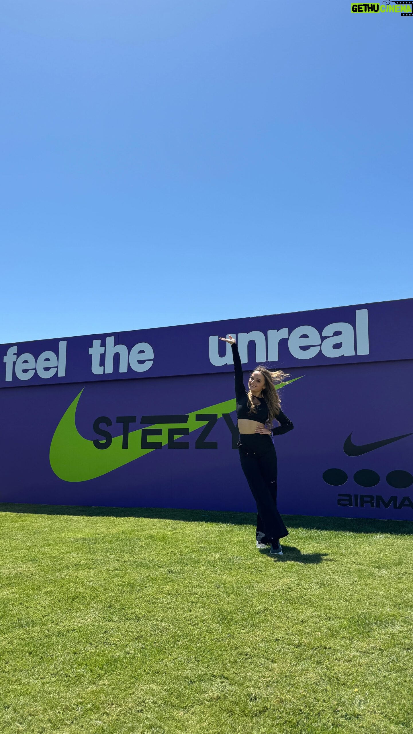 Kelly Sweeney Instagram - coachella weekend with the best @nike x @steezystudio !!! thank you so much nike, steezy, and @jdsports for helping me have the best weekend. it was an incredible experience getting to perform our collab piece at the house with my new nike air max’s and seeing the dance community all pull up ✨