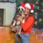 Kelly Thiebaud Instagram - Our 4th annual Holiday photo! Make sure you slide to the last photo😂 @whiskeyessss 🥰