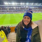 Kelly Thiebaud Instagram – My first football game across the pond