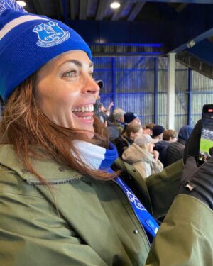 Kelly Thiebaud Instagram - My first football game across the pond