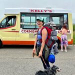 Kelly Thiebaud Instagram - Backpacking through Cornwall. Stumbled upon a Cornish ice cream truck with my name on it, destiny.