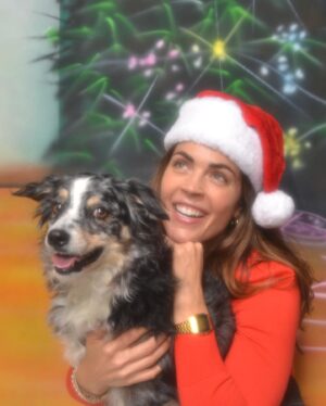 Kelly Thiebaud Instagram - Our 4th annual Holiday photo! Make sure you slide to the last photo😂  @whiskeyessss 🥰