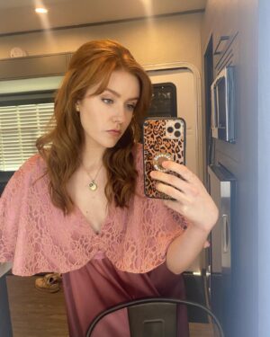 Kennedy McMann Instagram - spider baby #nancydrew