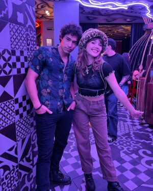 Kerri Medders Instagram - here’s my impulsive equal/other half/ how ever you wanna call it. 🤍 & now we’ve been causing mischief and creating trouble together as a team for a year. call us double trouble 😈 🤍 @rolandochusan love you