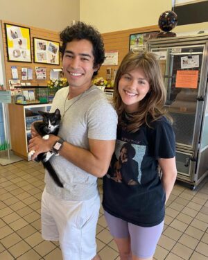 Kerri Medders Instagram - here’s my impulsive equal/other half/ how ever you wanna call it. 🤍 & now we’ve been causing mischief and creating trouble together as a team for a year. call us double trouble 😈 🤍 @rolandochusan love you