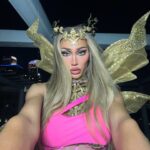 Kerri Colby Instagram - For Halloween 🎃 this year I present to you my favorite spell 🕷️ I am you and you are me; I’m the t girl you could never be 💫 #winx #enchantix #flora #winxclub #halloween