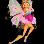 Kerri Colby Instagram - For Halloween 🎃 this year I present to you my favorite spell 🕷️ I am you and you are me; I’m the t girl you could never be 💫 #winx #enchantix #flora #winxclub #halloween