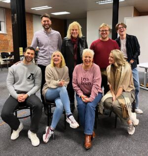Kerry Ellis Instagram - Well that’s it … we move out of our rehearsal space tomorrow to hear the orchestra…. It’s been a whirlwind … thanks @davidbryanmusic for coming by today … now let’s hear the music #dianathemusical