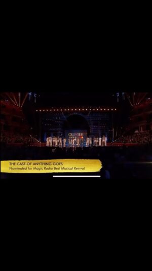 Kerry Ellis Instagram - Wishing everyone at the @olivierawards a wonderful day and congratulations to all the nominees and all the shows that have been so brilliant this year …. I will never forget this moment @anythinggoesuk @trafalgarent #kathelenmarshall #anythinggoes