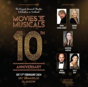 Kerry Ellis Instagram - Tonight @moviestomusicals @secglasgow come see us