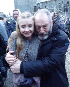 Kerry Ingram Instagram - In honour of tonights final episode, I thought I would re-share my favourite picture from my time on the show. It’s difficult to put into words how grateful I am for everything GoT has done for me. Thank you 💛⚔️