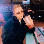 Kerry Ingram Instagram - Back in my happy place ✨ (Where the drinks are bigger than my head x)
