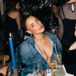 Khadijha Red Thunder Instagram - Denim & diamonds on me dancing 💎 @anthropologie @beatricerigby #AnthroPartner #MakingMerry