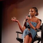 KiKi Layne Instagram – #ChicagoCriticsFilmFestival Q&A
One of the best things about acting is getting to learn new skills or at least pretending like you did 🤣
Thank you @noah_j_harmon for helping me and @thomasadoherty with our guitar playing for #DandelionMovie. This is a very small budget film; so we didn’t have much time and resources, but with Noah’s help, there are actually a couple songs in the film that I actually did learn to play! And I had way too much fun pretending to play those guitar solos 😂😂
#GuitarHero