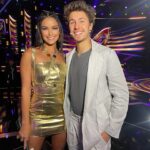Kiara Liz Instagram - Los domingos en familia se prenden con la Quinta Gala de #QuienEsLaMascaraUS Aquí ando preparándome mentalmente para despedirme nuevamente de dos personajes. Pendiente ahora a @univision Stylist: @enricobompani Vestido: @rubenosorio_mexico Joyería: @fernandorodriguezdesign_ Makeup Artist: @rox_de_cervantes Hair Artist: @bremoor