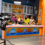 Kiara Liz Instagram - Disfrutando de este hermoso viernes con la gente linda de @enlamananapr @teleonce Puerto Rico 💚 Hablandoles un poquito de #QuiénEsLaMáscaraUS 🦹🏼‍♀️ Gracias por la invitación y no se pierdan este domingo el secreto mejor guardado de la televisión a las 7/6c, 8pm PR Outfit: @_neveroverdressed_ Stylist: @claudiamad