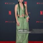 Kiawentiio Instagram - thank you for having us #fyseenetflix !! it was a pleasure meeting yall 🫶 Look #1 Styled by @tierraalysia Wearing @vividusrunway Earrings: @xootsk Shoes @buffaloshoes MUA @jasminws Hair by @tishaannthimpson Look #2 Wearing @josh_tafoya_ Earrings: @coppercanoewoman Boots: @windsorsmith MUA @jasminws Hair by @tishaannthompson