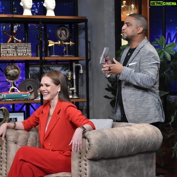 Kika Edgar Instagram - Que bello y divertido programa con amigos que adoro tanto! Que va!… los amo! ❤️❤️ Gracias! @miembrosalairetv