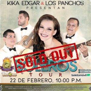 Kika Edgar Instagram - Gracias Guadalajara! ❤️🥰❤️ Nos vemos este jueves 22 de febrero para disfrutar de una noche muy romántica junto a mis queridos @triolospanchosoficial ❤️ en @twinlionscasino 💕❤️🥰