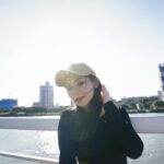 Kiki Lin Instagram - 雖然那天的35公里屁屁真的很痛 但美麗的天氣 美麗的照片 讓人很開心🤍🩵💙
