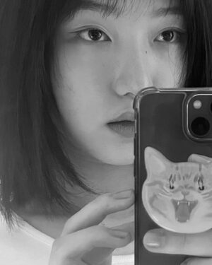 Kim Ju-a Instagram - 잔뜩 화난 고양이 자랑