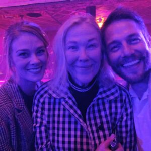 Kim Matula Instagram - You guys..I am still freaking out!! Last night, @levijfreeman and I met Catherine O’Hara and I will never be the same 😻