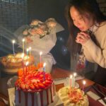 Kim A-joong Instagram - 💋.. It was so sweet today. It's all thanks to you guys. Thank you, Sweeties🍬