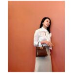 Kim Hee-ae Instagram - . 오랜만에 단장하고 좋아하는 친구들과의 약속이 있는 기분 좋은 날~ 아이코닉 🤎 #광고 #페라가모 @ferragamo #김희애 #KIMHEEAE @yg_stage