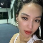 Kim Hee-jung Instagram - Sporty and sweaty💦💙 @tenetzofficial