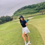 Kim Hee-jung Instagram - ADD COLOUR TO YOUR GAME🧞‍♀️💗💕🩷 #광고 #GFORE #지포어 #Add_Colour_To_Your_Game #GFORE_INVITATIONAL2024