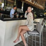 Kim Hee-jung Instagram - Sipping on sunshine with Jamu 🌞🍹
