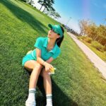 Kim Hee-jung Instagram - Greencup dayyyy🥳💚🌳⛳️ @thegreencup.official