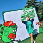 Kim Hee-jung Instagram - Greencup dayyyy🥳💚🌳⛳️ @thegreencup.official