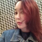 Kim Hye-eun Instagram – 처음 레드헤어.이 컬러유행이라며?곧 적응되것쥐…….