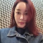 Kim Hye-eun Instagram – 처음 레드헤어.이 컬러유행이라며?곧 적응되것쥐…….
