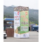 Kim Hyo-jin Instagram - 나무 홍보팀에서 촬영해준 란주웅니💚 란주 더덕축제에 맞게 꾸며봤던날~ 시간이 참 빠르다.. 그 날 현장의 공기,떨림,설렘. #윤란주#무인도의디바#더덕축제