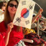 Kim Jin-kyung Instagram - ⚽️💙🇰🇷❤️