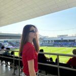 Kim Jin-kyung Instagram - ⚽️💙🇰🇷❤️